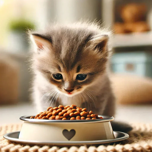 chat qui mange 