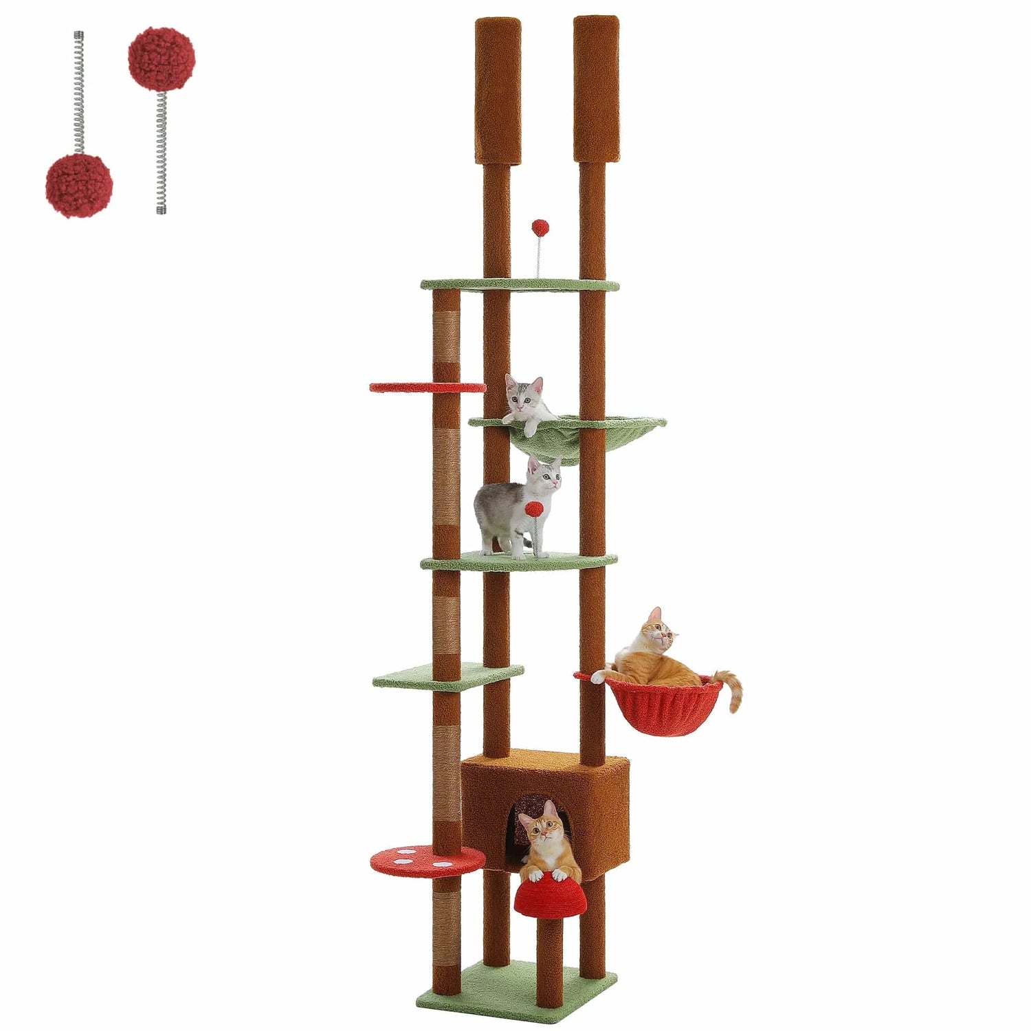 Arbre à chat | Columna Marron