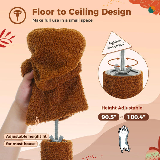 Arbre à chat | Columna Marron