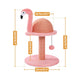 Cat Scratching Post Pink Flamingos Natural Sisal Cat Scratch Post Interactive Toys with Extra Replacement Sisal Scratching Pole AMT0139PK / as picture / france